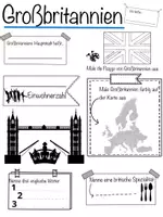 Vorschau - Arbeitsblätter - Allgemeiner Steckbrief Großbritannien - Seite 2