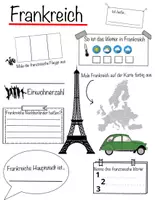 Vorschau - Arbeitsblätter - Allgemeiner Steckbrief Frankreich - Seite 2