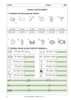 Vorschau - Arbeitsblätter - Verben erkennen und verwenden ab Kl. 1 - Seite 2