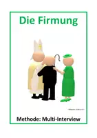Vorschau - Lehrpläne/Lehrermaterial - Die Firmung; Methode: Multi-Interview - Deckblatt