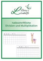 Vorschau - Arbeitsblätter - Halbschriftliche Multiplikation und Division (Heftchen) - Deckblatt