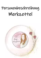 Vorschau - Merkblätter - Personenbeschreibung (Merkzettel) - Deckblatt