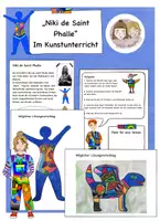 Vorschau - Stundenentwürfe - Niki de Saint Phalle im Kunstunterricht, Kunst in der Grundschule - Deckblatt