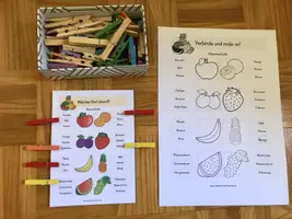 Vorschau - Stationenlernen - Klammerkarte OBST - Seite 3