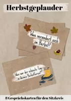 Vorschau - Bildkarten - Herbstgeplauder - Deckblatt