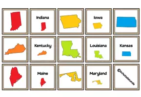 Vorschau - Spiele - Englisch "Merk es dir" - USA states - Seite 3