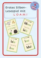 Vorschau - Spiele - Erstes Silben-Lesespiel LOAMI - zweisilbig (Lola, Einstern) - Deckblatt
