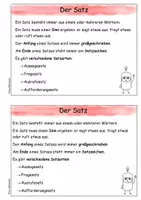 Vorschau - Arbeitsblätter - Satzarten Übungsheft Frau Minimin - Seite 1
