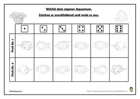 Vorschau - Stundenentwürfe - Kunst Würfelaquarium Kunst Vertretungsstunde - Seite 3