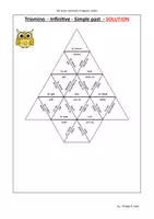 Vorschau - Arbeitsblätter - Triomino Infinitive Simple Past - Seite 2