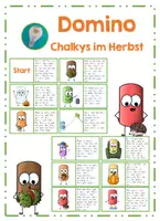 Vorschau - Arbeitsblätter - Lese-Paket: Chalkys im Herbst - Seite 1