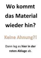 Vorschau - Poster - Classroom Management Schild Materialrückgabe - Seite 2