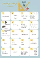 Vorschau - Arbeitsblätter - School Things Quiz - Arbeitsblätter & Lösungen - Seite 3