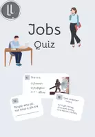 Vorschau - Spiele - Jobs Quiz - Arbeitsblätter & Lösungen - Deckblatt