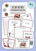 Vorschau - Stundenentwürfe - Elf on the Shelf - Materialpaket zur Weihnachtstradition (Englisch) - Deckblatt