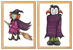 Vorschau - Präsentationen/Tafelbilder - Halloween - Flashcards (Bildkarten und Wortkarten) - Seite 3