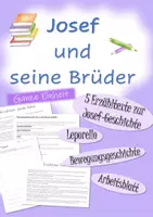 Vorschau - Unterrichtsreihen - Josef und seine Brüder - Materialien für die ganze Einheit - Deckblatt