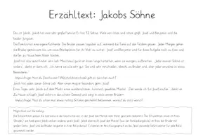 Vorschau - Unterrichtsreihen - Josef und seine Brüder - Materialien für die ganze Einheit - Seite 2