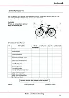 Vorschau - Arbeitsblätter - Roller- und Fahrradtraining - Schonraumübungen 1. bis 3. Klasse - Seite 1