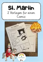 Vorschau - Mal- und Bastelvorlagen - St. Martin Comic und Infos - Deckblatt