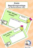 Vorschau - Interaktives Material - Koala Welcome Slide, Begrüßungsbildschirm für e.Tafel - Deckblatt