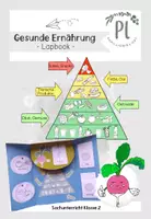 Vorschau - Arbeitsblätter - Gesunde Ernährung: Lapbook-Vorlagen und Arbeitsblätter (Klasse 2) - Seite 1