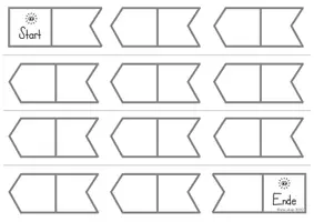 Vorschau - Stationenlernen - Ein kostenloses Domino zum Thema "Bruchdarstellung" - Seite 2