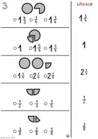 Vorschau - Arbeitsblätter - Brüche: 5 Arbeitsblätter und 24 Aufgabenkarten (Bruchdarstellung, Einführung) - Seite 3