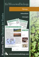 Vorschau - Arbeitsblätter - Ökologie - Komplexe Übung - Ökologie der Tundra - Deckblatt