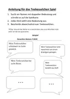 Vorschau - Stundenentwürfe - Teekesselchenspiel Nomen Deutsch Anleitung und Material mit Unterrichtsentwurf - Seite 1