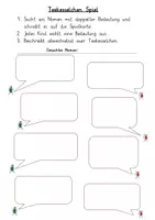 Vorschau - Stundenentwürfe - Teekesselchenspiel Nomen Deutsch Anleitung und Material mit Unterrichtsentwurf - Deckblatt