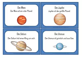 Vorschau - Arbeitsblätter - Materialpaket "Planeten" - Seite 2