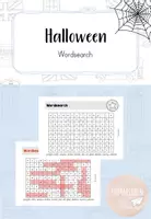 Vorschau - Arbeitsblätter - Halloween - Wordsearch / Suchsel - Deckblatt