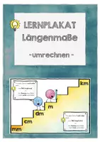 Vorschau - Poster - Lernplakat zur Umrechnung von Längenmaßeinheiten - Deckblatt