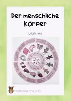Vorschau - Spiele - Legekreis - Der menschliche Körper - Deckblatt