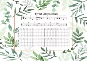 Vorschau - Arbeitsblätter - Feel the beat: Spielstück 3 - Sweet Little Melody (Boomwhacker/Keyboard) - Seite 2
