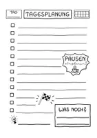 Vorschau - Arbeitsblätter - Tagesplanung - Strukturiere deinen Arbeitstag! - Seite 3