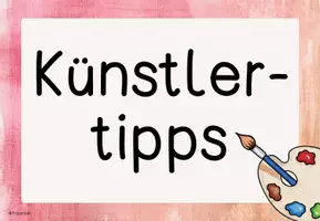 Vorschau - Bildkarten - Künstlertipps: Kunst Tafelmaterial Gestaltungskriterien - Seite 2