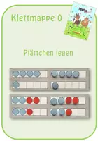 Vorschau - Stationenlernen - Klettmappe 0 - ZR 5 Plättchen legen - Deckblatt