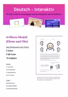 Vorschau - Arbeitsblätter - Das 4-Ohren-Modell (Ebene und Ohr) - Deckblatt