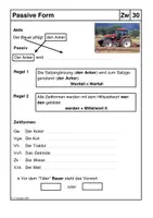 Vorschau - Arbeitsblätter - Übungspaket zum Aktiv und Passiv - Deckblatt