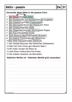 Vorschau - Arbeitsblätter - Übungspaket zum Aktiv und Passiv - Seite 2