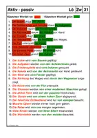 Vorschau - Arbeitsblätter - Übungspaket zum Aktiv und Passiv - Seite 3