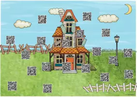 Vorschau - Arbeitsblätter - Klettmappe Vokabelübung Halloween für Englisch mit QR Codes - Seite 2