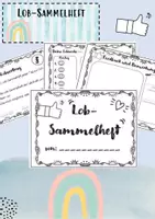 Vorschau - Aufgabenkarten - Lob-Sammelheft (positive Bestärkung) positives Verhalten fördern - Deckblatt