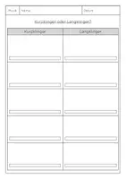 Vorschau - Arbeitsblätter - Arbeitsblatt "Kurzklinger oder Langklinger?" - Seite 2