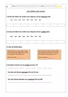 Vorschau - Arbeitsblätter - Zahlenraum bis 1000 Der Größe nach ordnen differenziert - Seite 1
