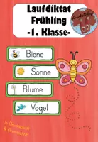 Vorschau - Arbeitsblätter - Laufdiktat/ Schleichdiktat Frühling Klasse 1 - Deckblatt