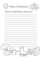 Vorschau - Arbeitsblätter - meine Herbstferien - Seite 2