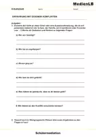 Vorschau - Arbeitsblätter - Schülermediation - Konflikte lösen - Deckblatt